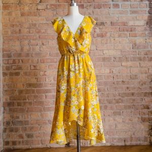 New Socialite Dress with Faux Wrap Detail